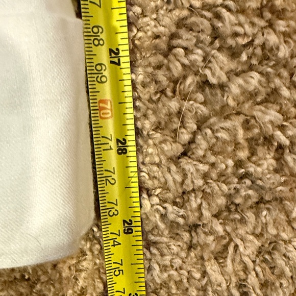 Banana Republic White Martin Fit Linen Pants - Picture 6 of 8